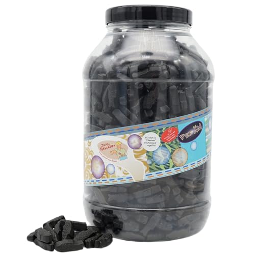Deine Naschbox | Salzlakritz Fische extra stark | 3kg Mega Pot | XXL Großpackung für Party, Candybar & als Geschenk - Aromatisch - Würzig - Intensiv Deine Naschbox | Salzlakritz Fische extra stark | 3kg Mega Pot | XXL Großpackung für Party, Candybar & als Geschenk - Aromatisch - Würzig - Intensiv von PE ÄM