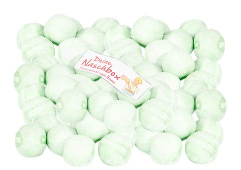 Deine Naschbox | Saure Apfel Bonbon Kugeln | 500g Nachfüllbeutel | Minimale Verpackung 100% recyclebar - Großpackung - Gelatinefrei - Brausefüllung Deine Naschbox | Saure Apfel Bonbon Kugeln | 500g Nachfüllbeutel | Minimale Verpackung 100% recyclebar - Großpackung - Gelatinefrei - Brausefüllung von PE ÄM