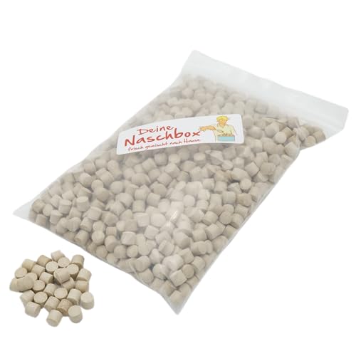 Deine Naschbox | Süßholz Lakritz Pastillen | 1kg Nachfüllbeutel | Minimale Verpackung 100% recyclebar - XL Großpackung - Gelatinefrei - Salmiakpulver von PE ÄM