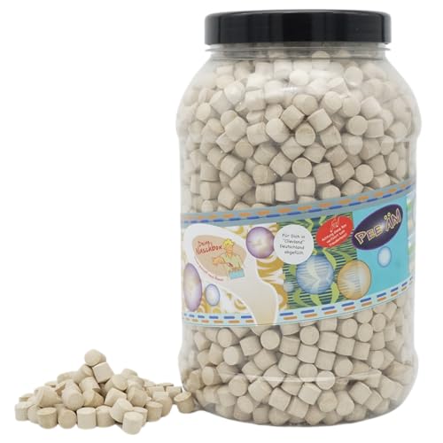 Deine Naschbox | Süßholz Lakritz Pastillen | 2kg Big Pot | XXL Großpackung für Party, Candybar & als Geschenk - Salmiakpulver Zylinder - Lakritz von PE ÄM