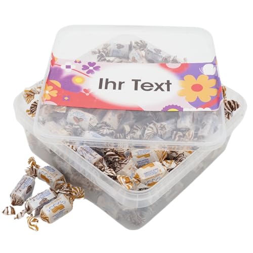Deine Naschbox | Zuckerfreie Caribbean Creme Toffee Bonbon | personalisierbar | 500g Naschbox | XL Packung - Motive für viele Gelegenheiten - Geschenk Deine Naschbox | Zuckerfreie Caribbean Creme Toffee Bonbon | personalisierbar | 500g Naschbox | XL Packung - Motive für viele Gelegenheiten - Geschenk von PE ÄM