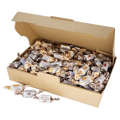 Deine Naschbox | Zuckerfreie Caribbean Creme Toffees | 500g lose im Karton | XL Pack - Karamell Schoko & Kaffeesahne - ohne zusätzliche Umverpackung Deine Naschbox | Zuckerfreie Caribbean Creme Toffees | 500g lose im Karton | XL Pack - Karamell Schoko & Kaffeesahne - ohne zusätzliche Umverpackung von PE ÄM