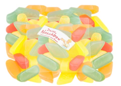 Deine Naschbox - Zuckerfreies Weingummi - Gelatinefrei - 1 kg Süßigkeiten Nachfüllbeutel - recyclebar - XL Großpackung von Deine Naschbox