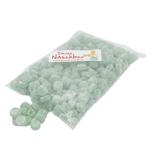 Deine Naschbox | Zuckerfreie Fruchtgummi Eukamints | 1kg Nachfüllbeutel | Minimale Verpackung 100% recyclebar - XL Packung - Eukalyptus Menthol Drops Deine Naschbox | Zuckerfreie Fruchtgummi Eukamints | 1kg Nachfüllbeutel | Minimale Verpackung 100% recyclebar - XL Packung - Eukalyptus Menthol Drops von PE ÄM