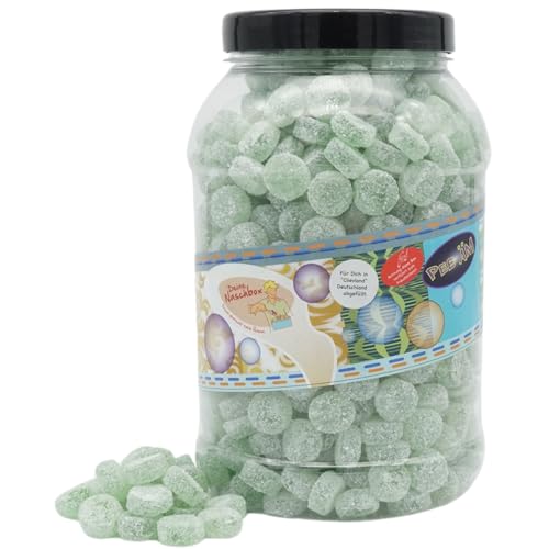 Deine Naschbox | Zuckerfreie Fruchtgummi Eukamints | 2kg Big Pot | XXL Großpackung für Party, Candybar & als Geschenk - Eukalyptus Menthol Drops von PE ÄM
