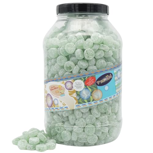 Deine Naschbox | Zuckerfreie Fruchtgummi Eukamints | 3kg Big Pot | XXL Großpackung für Party, Candybar & als Geschenk - Eukalyptus Menthol Drops von PE ÄM