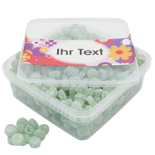 Deine Naschbox | Zuckerfreie Fruchtgummi Eukamints | personalisierbar | 1kg Naschbox | XL Großpackung - Motive für viele Gelegenheiten - Geschenk von PE ÄM