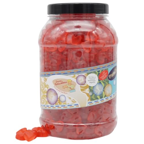 Deine Naschbox | Zuckerfreie Fruchtgummi Herzen | 2kg Big Pot | XXL Großpackung - Als Geschenk zum Valentinstag oder für Ihre Lieblingmenschen Deine Naschbox | Zuckerfreie Fruchtgummi Herzen | 2kg Big Pot | XXL Großpackung - Als Geschenk zum Valentinstag oder für Ihre Lieblingmenschen von PE ÄM