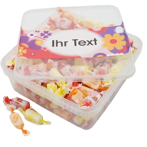 Deine Naschbox | Zuckerfreie Fruchtsaft-Toffees | personalisierbar | 500g Naschbox | XL Großpackung - Motive für viele Gelegenheiten - Geschenk Deine Naschbox | Zuckerfreie Fruchtsaft-Toffees | personalisierbar | 500g Naschbox | XL Großpackung - Motive für viele Gelegenheiten - Geschenk von PE ÄM