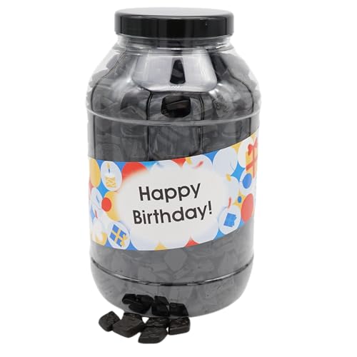 Deine Naschbox | Zuckerfreie Salzlakritz Diamanten | personalisierbar | 3 kg Mega Pot | XXL Großpackung - Motive für viele Gelegenheiten - Geschenk Deine Naschbox | Zuckerfreie Salzlakritz Diamanten | personalisierbar | 3 kg Mega Pot | XXL Großpackung - Motive für viele Gelegenheiten - Geschenk von PE ÄM