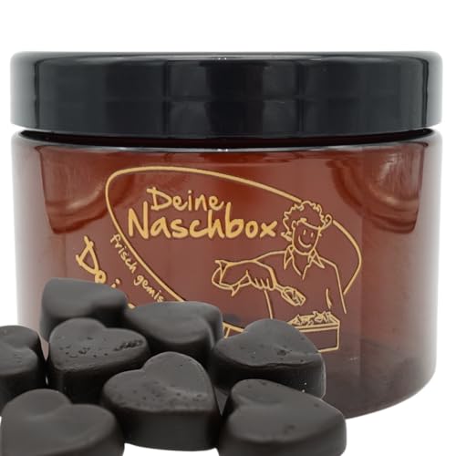 Deine Naschbox | Zuckerfreie Salzlakritz Herzen | 350g Pot | Pöttchen für Unterwegs, Mitbringsel & Geschenk - Aromatisch & Würzig - Lakritzspezialität Deine Naschbox | Zuckerfreie Salzlakritz Herzen | 350g Pot | Pöttchen für Unterwegs, Mitbringsel & Geschenk - Aromatisch & Würzig - Lakritzspezialität von PE ÄM