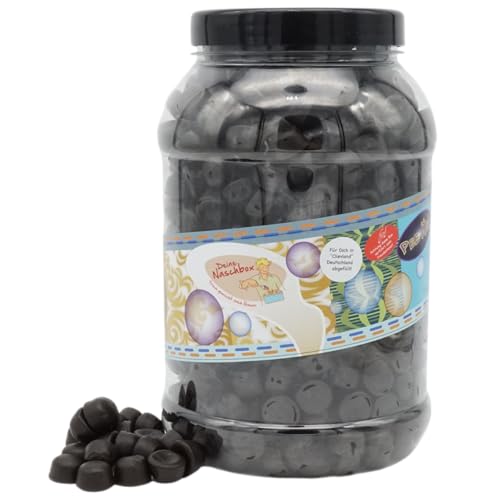 Deine Naschbox | Zuckerfreie Süße Lakritz Drops | 2kg Big Pot | XXL Großpackung für Party, Candybar & als Geschenk - Softe süße Bollen - Lakritz von PE ÄM