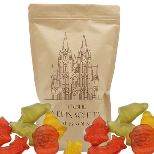 Dom Motivbeutel | Gefüllt mit 150g Fruchtgummi Weihnachtsmischung von PE ÄM