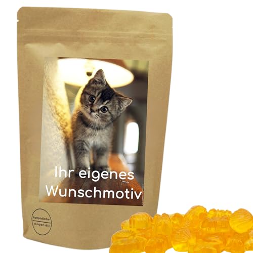 PE ÄM | Naschbeutel mit eigenem Motiv | kompostierbar | Größe L | gefüllt mit 800g PE ÄM - Zuckerfreiem Fruchtgummi Orange Meerestieren | Fruchtig PE ÄM | Naschbeutel mit eigenem Motiv | kompostierbar | Größe L | gefüllt mit 800g PE ÄM - Zuckerfreiem Fruchtgummi Orange Meerestieren | Fruchtig von PE ÄM
