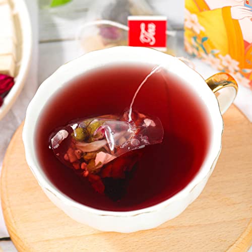 Mulberry Poria Lily Tea, Essbare Rosen Mulberry Kandiszucker Tee Dreieckiger Teebeutel für Zuhause von PENO
