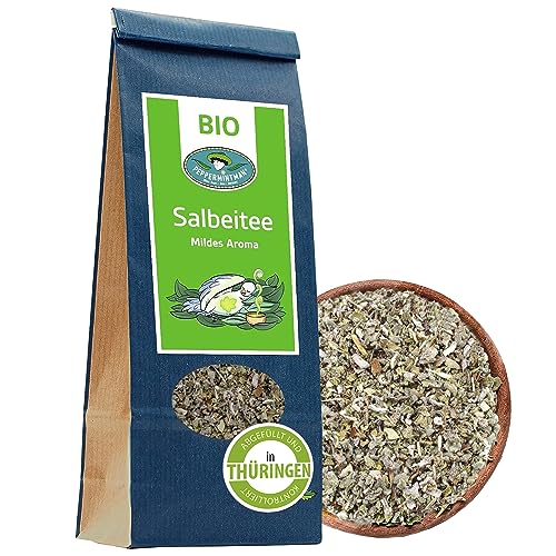 Bio Dalmatinischer Salbei 1kg - getrocknete Blätter, geschnitten von PEPPERMINTMAN Oliver Neye - Jena / Germany