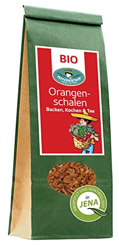 Bio Orangenschalen 100g - geschnitten und getrocknet - PEPPERMINTMAN von PEPPERMINTMAN Oliver Neye - Jena / Germany