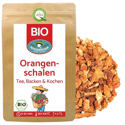 Bio Orangenschalen 1kg - geschnitten und getrocknet - PEPPERMINTMAN von PEPPERMINTMAN Oliver Neye - Jena / Germany