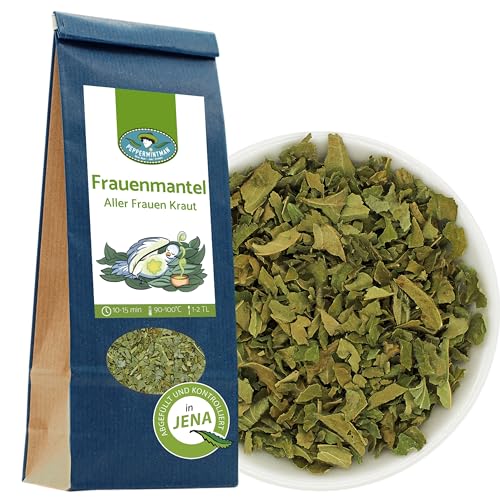 Frauenmanteltee 500g - hocharomatische Frauenmantelblätter - 'Aller Frauen Kraut' - 100% naturbelassen, Kräutertee von PEPPERMINTMAN Oliver Neye - Jena / Germany