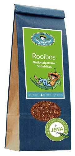 Rooibos Tee lose 60g - Premium Rooibostee mit natürlicher Süße - PEPPERMINTMAN von PEPPERMINTMAN Oliver Neye - Jena / Germany