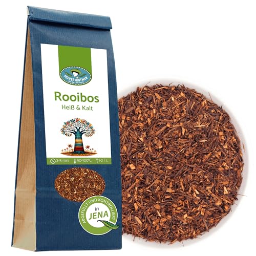 Rooibos Tee lose 60g - Premium Rooibostee mit natürlicher Süße - PEPPERMINTMAN von PEPPERMINTMAN Oliver Neye - Jena / Germany