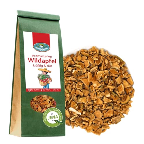 Wildapfel Tee 60g - aromaintensiver Apfeltee - für JUNG & ALT - HEISS & KALT - PEPPERMINTMAN von PEPPERMINTMAN Oliver Neye - Jena / Germany