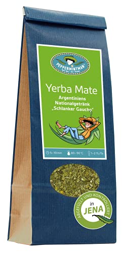 Yerba Mate Blattschnitt 60g - Premium Matetee lose - PEPPERMINTMAN von PEPPERMINTMAN Oliver Neye - Jena / Germany
