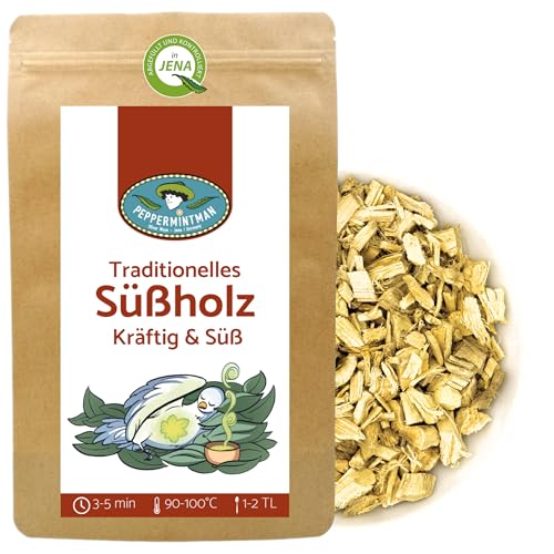 Süßholz geschält, geschnitten – 60g 150g 300g 500g Tee aus der Süßholzwurzel von PeppermintMan, schmeckt süßlich, Papiertüte (500g) Süßholz geschält, geschnitten – 60g 150g 300g 500g Tee aus der Süßholzwurzel von PeppermintMan, schmeckt süßlich, Papiertüte (500g) von PEPPERMINTMAN Oliver Neye - Jena / Germany