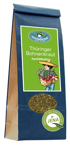 Thüringer Bohnenkraut getrocknet - Deutsche Sorte – Premium Gewürz mit Spitzenqualität – Papiertüte (250g) von PEPPERMINTMAN Oliver Neye - Jena / Germany