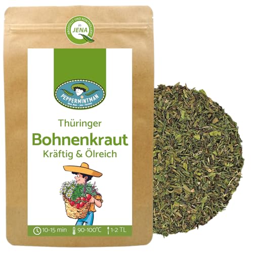 Thüringer Bohnenkraut getrocknet 250g - Deutsche Sorte - Premium Gewürz mit Spitzenqualität - PEPPERMINTMAN von PEPPERMINTMAN Oliver Neye - Jena / Germany