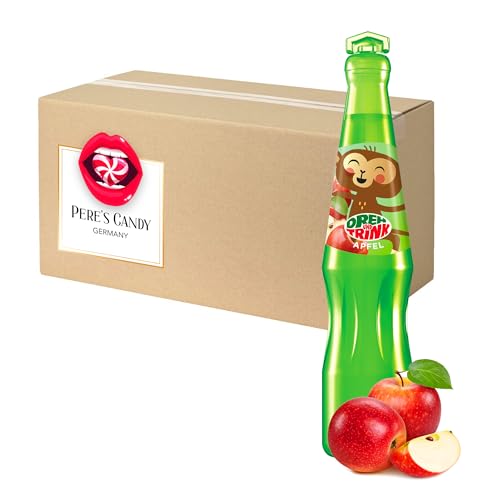 12 x 200ml Apple Dreh und Trink Erfrischungsgetränk Durstlöscher mit Geschenk von Pere's Candy von PERE’S CANDY