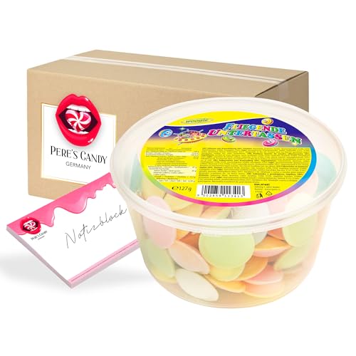 Pere's Candy Bundle für 127 g Brause Ufos mit Brausefüllung Esspapier + Pere's Candy Notepad DIN A7-25 Blatt von PERE’S CANDY