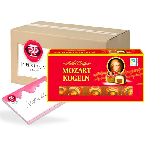 Pere's Candy® Bundle für 2 x 200g Mozartkugeln + Pere's Candy Notepad DIN A7-25 Blatt von PERE’S CANDY