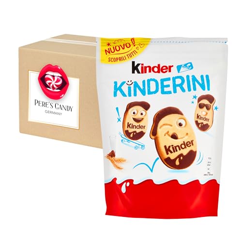 3 x Kinder Kinderini 250g Milch- und Kakao-Mürbekekse mit Geschenk von Pere's Candy von PERE’S CANDY