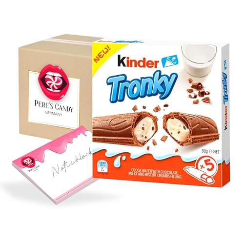 Pere's Candy Bundle für 3 x Kinder Tronky 5er (90g) + Pere's Candy Notepad DIN A7-25 Blatt von PERE’S CANDY