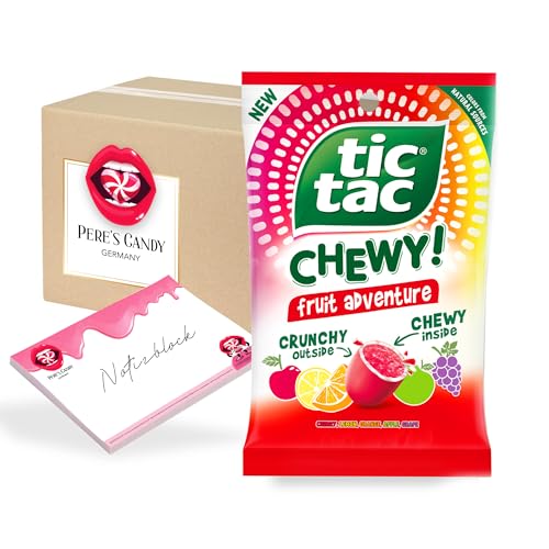 Pere's Candy Bundle für 3 x Tic Tac Chewy Fruit Adventure 80g + Pere's Candy Notepad DIN A7-25 Blatt Pere's Candy Bundle für 3 x Tic Tac Chewy Fruit Adventure 80g + Pere's Candy Notepad DIN A7-25 Blatt von PERE’S CANDY