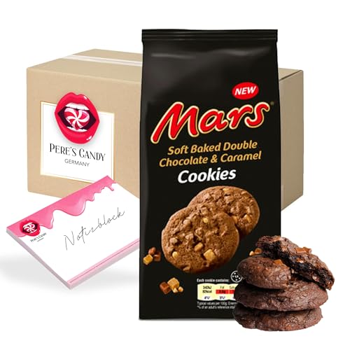 Pere's Candy Bundle für 4 x Mars Cookies 162g + Pere's Candy Notepad DIN A7-25 Blatt von PERE’S CANDY