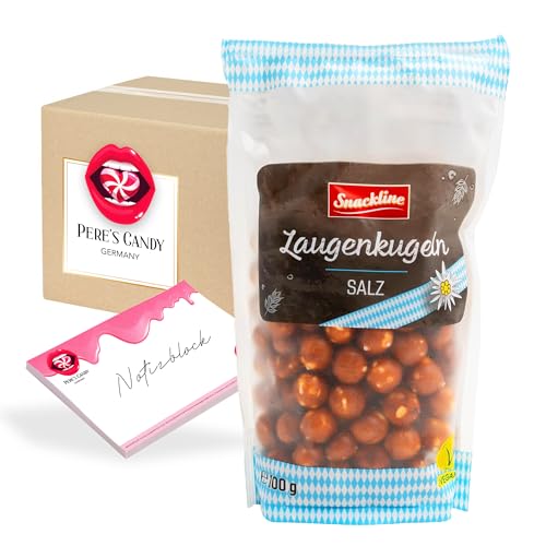 6 x 100g Laugenkugeln Salz - Brezel Kugeln mit Geschenk von Pere's Candy von PERE’S CANDY