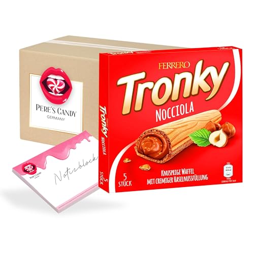 Pere's Candy Bundle für 6x FERRERO Tronky Riegel 5er (90g) + Pere's Candy Notepad DIN A7-25 Blatt von PERE’S CANDY