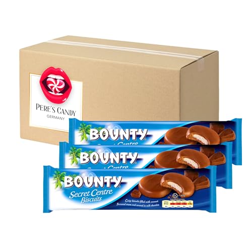 BOUNTY Kekse gefüllt 4 x 132g Soft Baked Cookies mit Geschenk von Pere's Candy von PERE’S CANDY