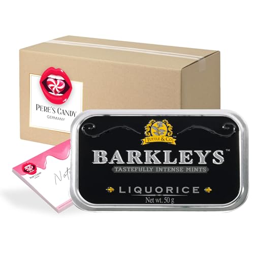 Pere's Candy Bundle für Barkleys Liquorice 6x50g + Pere's Candy Notepad DIN A7-25 Blatt von PERE’S CANDY
