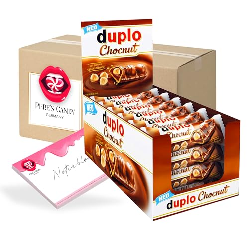 Pere's Candy Bundle für Duplo Chocnut 24 x 26g + Pere's Candy Notepad DIN A7-25 Blatt von PERE’S CANDY