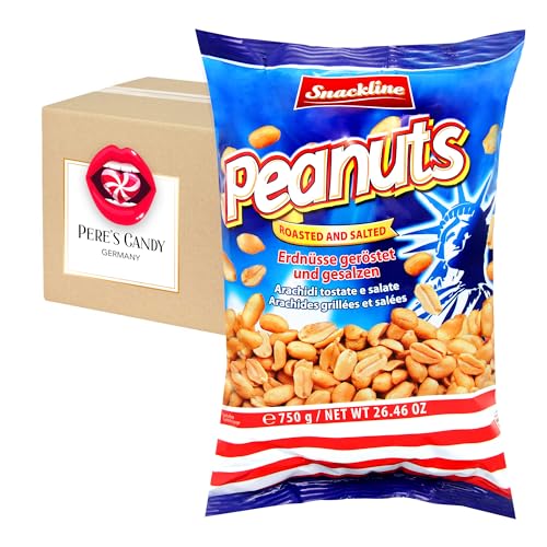Erdnüsse geröstet und gesalzen mit Geschenk von Pere's Candy (750 g) von PERE’S CANDY