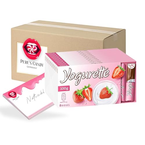 Pere's Candy Bundle für Ferrero Yogurette 10 x 100g Gefüllte Vollmilchschokolade + Pere's Candy Notepad DIN A7-25 Blatt Pere's Candy Bundle für Ferrero Yogurette 10 x 100g Gefüllte Vollmilchschokolade + Pere's Candy Notepad DIN A7-25 Blatt von PERE’S CANDY