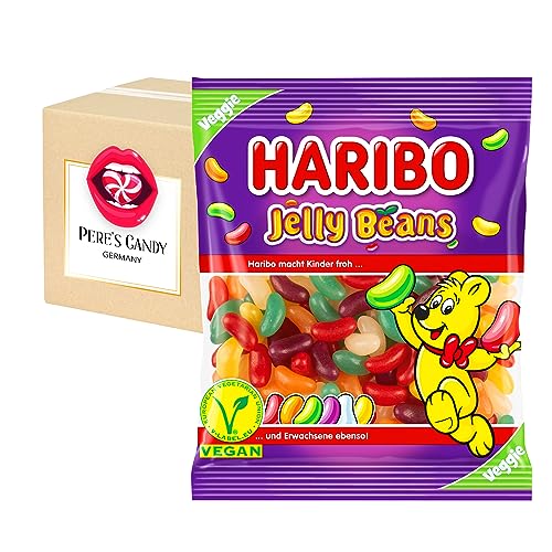 Haribo JELLY BEANS 10er Pack (10 x 160 g) mit Geschenk von Pere's Candy von PERE’S CANDY