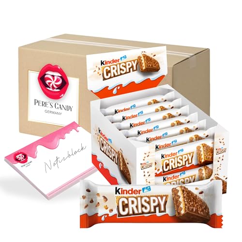 Pere's Candy Bundle für Kinder Crispy Riegel knusprige und cremige Schokolade 14 x 34g + Pere's Candy Notepad DIN A7-25 Blatt Pere's Candy Bundle für Kinder Crispy Riegel knusprige und cremige Schokolade 14 x 34g + Pere's Candy Notepad DIN A7-25 Blatt von PERE’S CANDY