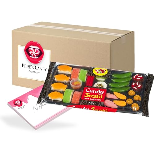 Pere's Candy® Bundle für Look O Look Candy Sushi 300g + Pere's Candy Notepad DIN A7-25 Blatt Pere's Candy® Bundle für Look O Look Candy Sushi 300g + Pere's Candy Notepad DIN A7-25 Blatt von PERE’S CANDY