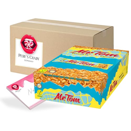 Pere's Candy Bundle für Mr.Tom Salted Caramel 36x40g + Pere's Candy Notepad DIN A7-25 Blatt von PERE’S CANDY