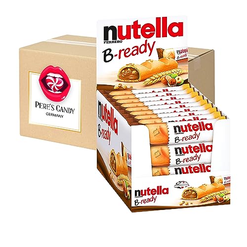 Nutella B-ready 36er Pack (36 x 22g) Riegel - Biscuits mit Geschenk von Pere's Candy von PERE’S CANDY