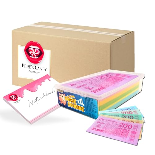 Pere's Candy Bundle für Cool Süße Scheine XXL Esspapier 1 x 419 g + Pere's Candy Notepad DIN A7-25 Blatt von PERE’S CANDY